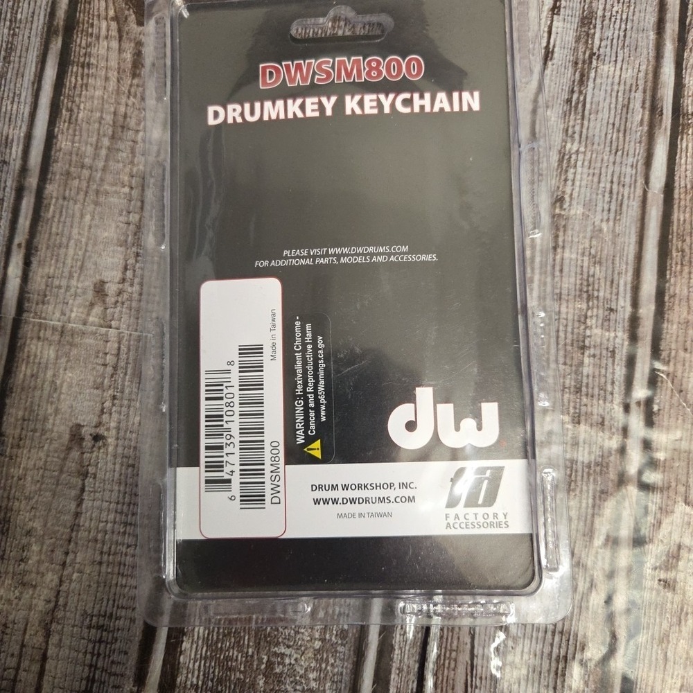 DW DWSM800 Drum Key Keychain New In Packaging - Picture 2 of 3